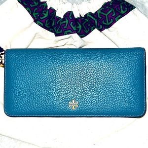 TORY BURCH BLAKE COLOR BLOCK SLIM WRISTLET